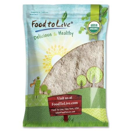 Organic Barley Flour  8 Pounds - Non-GMO  Kosher  Raw  Vegan - by Food to Live