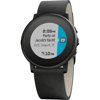 "Pebble Time Round Smart Watch - Wrist - Text Messaging, Email, Silent Alarm - Steps Taken, Sleep Quality - Bluetooth - 48 Hour - 0.79"" - Round - Black, Nero Black - Leather Band, Stainless Steel"