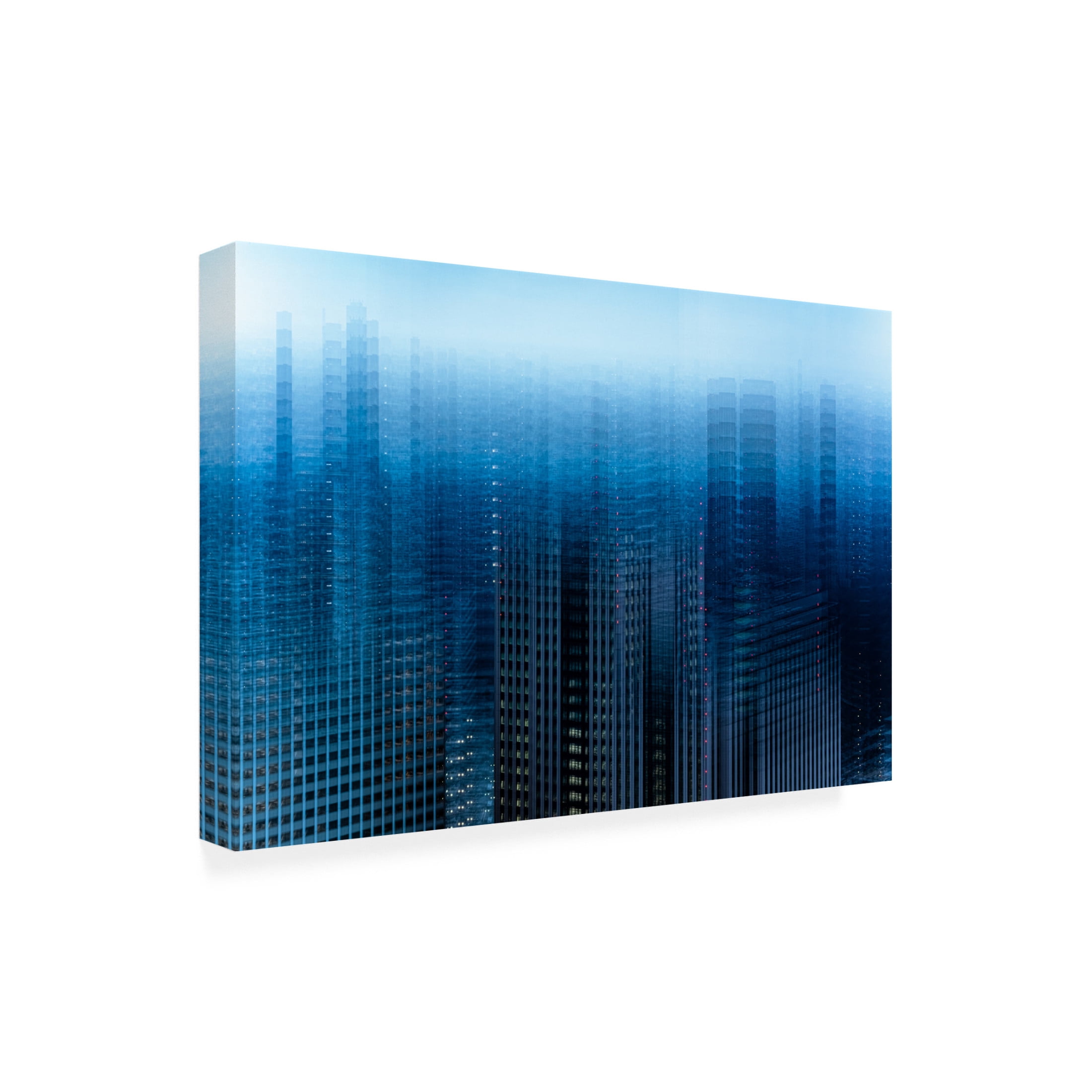 Trademark Fine Art Sasaki Makoto  tokyo layers Canvas Wall Art