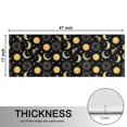 thumbnail image 5 of Kitchen Rugs Sets Of 2,Black Sun Moon Star Pattern Anti Fatigue Kitchen Mat Rugs Non Slip Washable,Decorative Kitchen Floor Mats for Kitchen,Sink,Laundry,17"X47", 5 of 5
