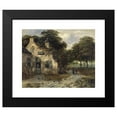 thumbnail image 2 of Jan Wijnants 24x20 Black Modern Framed Museum Art Print Titled - The Farmhouse (1655 - 1684), 2 of 5
