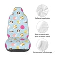 thumbnail image 4 of Fuzoiu Happy Easter Print Elastic Car Seat Covers, Seat Cover Protector,Universal Fit Interior Covers for Most Cars,Washable Seat Cover Non Slip for SUV,Sedan,Van, 4 of 5