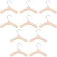thumbnail image 1 of 10pcs Wood Standard Hangers Dog Clothes Hangers Wooden Clothes Hangers Coat Trouser Slack Jeans Skirt Shorts Scarf Pant Hangers - 5.5 x 5.5inch, 1 of 4