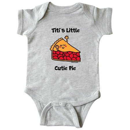 

Inktastic Titi s little Cutie Pie Gift Baby Boy or Baby Girl Bodysuit
