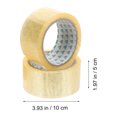 thumbnail image 3 of Shisuyan 4 Rolls Tape Shipping Adhesive Tapes Transparent BOPP Gift Wrapping Moving Box Tape, 3 of 8