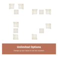 thumbnail image 6 of 3-Piece Patio Furniture Set, Boho Outdoor Sectional, Wicker Sofa with Glass Table, Deep Seating, Cushions & Backrests, 6 of 6