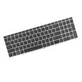 thumbnail image 2 of de computadora portátil para 450 G5 455 G5 . UU. con marco plateado perfke Teclado de repuesto para computadora portátil, 2 of 8