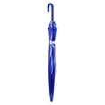 thumbnail image 3 of Kids Vinyl Pinch-Proof Clear Bubble Umbrella, Blue, 3 of 3
