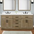 thumbnail image 6 of Ove Decors Bailey 72 W x 22" D Freestanding Bathroom Vanity with Double Sink, Driftwood Oak, 6 of 14