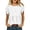 White, variant on Sheghy Summer Tops for Women 100%Cotton Women's Casual Spring Summer Solid Crew Neck Short Sleeve T-Shirt Top