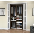 thumbnail image 2 of Cielo by Bestar Classic 59" Reach-In Closet in Oak Barrel and White, 2 of 5