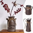thumbnail image 2 of HONCLL Country Styles Metal Holder Rustics Decorative Milk Can for Home Garden Decors, 2 of 14
