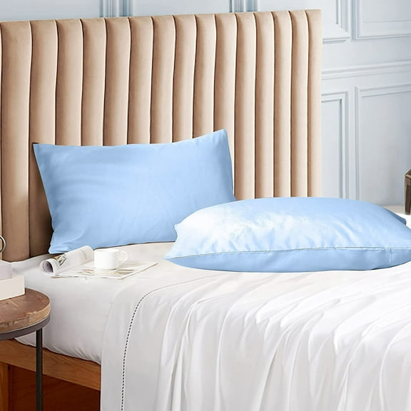 TIFOR Standard Pillowcase Set - 2 Pack Brushed Microfiber 20x26 Pillowcases - Soft, Wrinkle-Free, Fade-Resistant, Stain-Resistant, White Pillowcases with Envelope Closure - 20x26 Inches, White