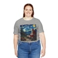 thumbnail image 3 of Unisex Van Gogh Starry Night Santa Claus Christmas Shirt, 3 of 7