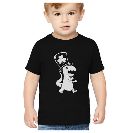 

Boys Proud Irish T Rex Dinosaur Clover Hat Kids St Patricks Day Cute Gift Toddler Kids T Shirt