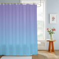 thumbnail image 4 of Shower Curtains for Bathroom, Ombre Blue Purple Waterproof Fabric Shower Curtain, Colorful Painting Decorative Bathroom Curtain for Bathtub, 36"x72", No Hooks Included, 4 of 9