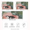 thumbnail image 2 of Yayeee Pillowcase King Size Set of 2 Satin Wrinkle Resistant Pillow Case, Pink Sleeping Cat, 2 of 7