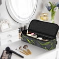 thumbnail image 6 of Hair Tools Storage with Heat Resistant Mat- The Neon Yellow Accents Printed Curling Iron Travel Bag/Flat Iron Case for Women, 6 of 8