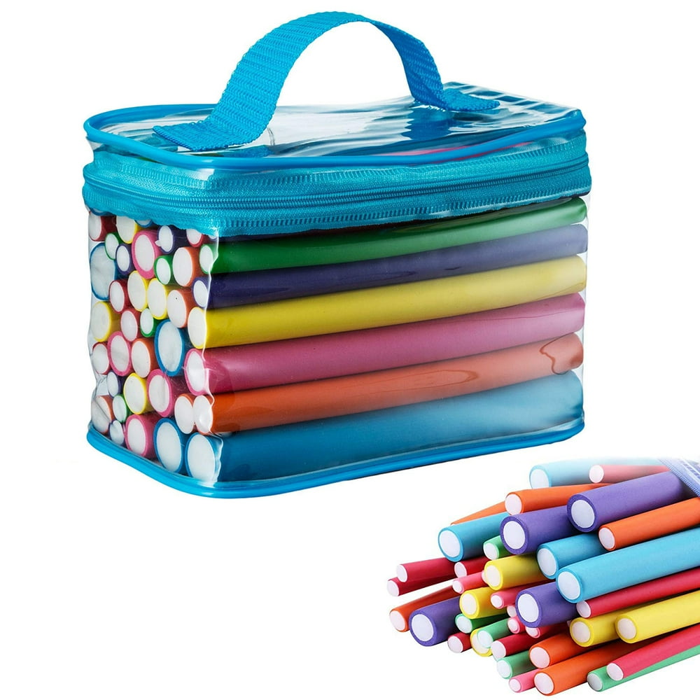 42pcs TwistFlex Hair Curlers Rods Set Flexible Lightweight Soft Foam