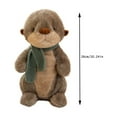 thumbnail image 3 of 2025 New Cute Otter Plush Toys, Soft Toys Scarf Otter Hugging Sleeping Water Dog, Plush Figures Toys Plush Cartoon Stuffed Animal Doll Bed Sleeping Accompany Best Birthday Gift Doll for Kids, 3 of 3
