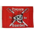 thumbnail image 1 of Flappin' Flags Prepare to Be Boarded - 2 ft x 3 ft Pirate Nylon Flag, 1 of 3