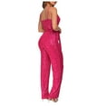 thumbnail image 6 of Women Jumpsuit Women'S Solid Color High-Waisted Sleeveless Off-The-Shoulder Sequin Slim Long Sequin Romper Jumpsuits for Women Dressy,Dress Pants for Women, 6 of 6