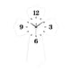 thumbnail image 1 of Reloj de pared con forma de cruz, reloj digital colgante, regalo para amigos, moderno y silencioso. Blanco, 1 of 9