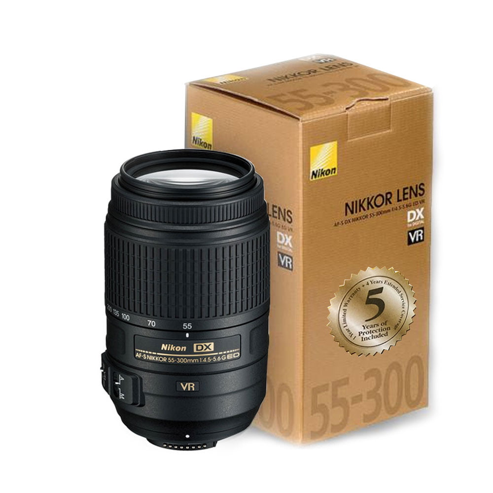 Nikon 55-300mm f/4.5-5.6G ED VR AF-S DX Nikkor Zoom Lens for Nikon Digital  SLR