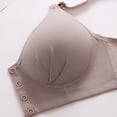 thumbnail image 6 of Front Closure Bras for Womens Bras Front Snaps Seniors Snap Front Bra Older Women Comfort Everyday Bras (Coffee), 6 of 7
