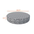 thumbnail image 2 of Covers & All Round Cushion Cover, Weather & UV Resistant Water Repellant Protector for Patio Outdoor Seats Chairs Porch Living Room Decor, with Zippers (27" Diameter X 5" H), 2 of 9