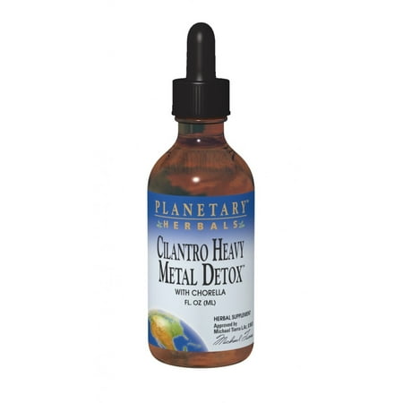 16 Oz Herbal Clean Detox - Cilantro Heavy Metal Detox with Chlorella Planetary Herbals 4 oz Liquid