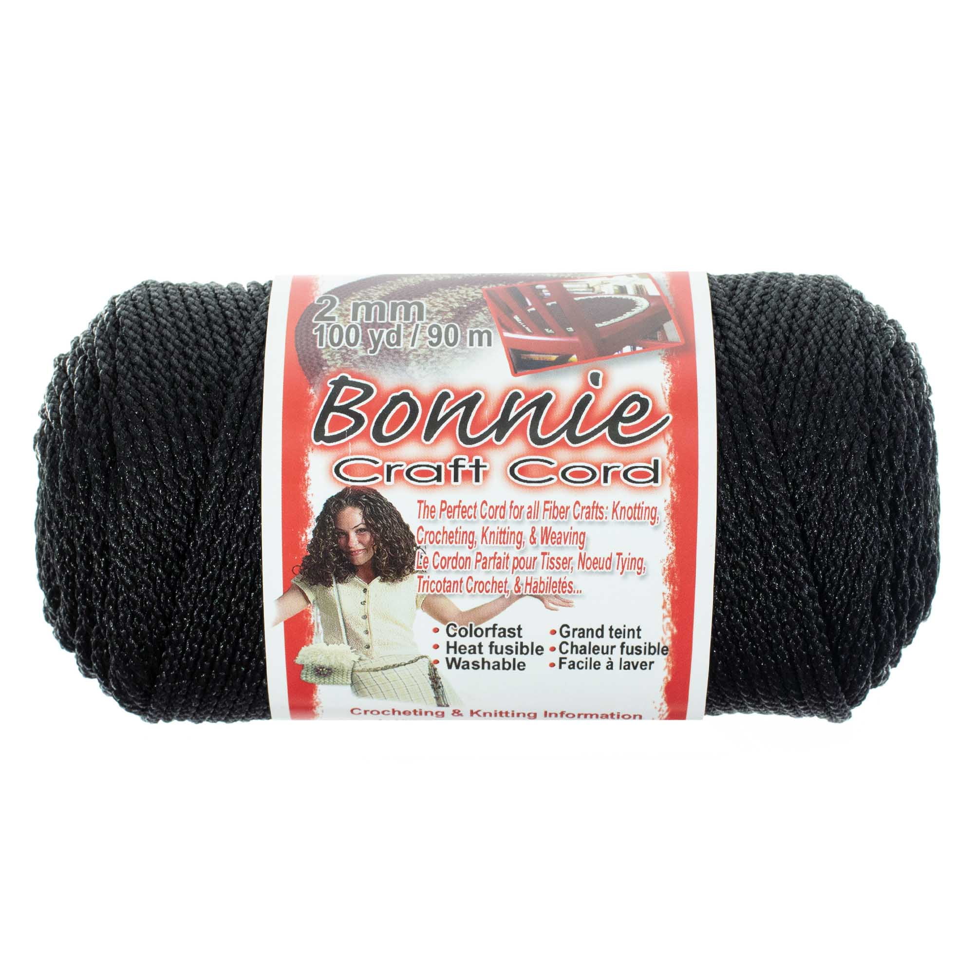 2mm Bonnie Crafting Cord and Weaving Crafts 100 Yard Spools Great for Macramé Knitting