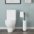 thumbnail image 6 of Freestanding Metal Toilet Paper Holder Stand, Black, 6 of 8