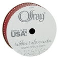 thumbnail image 3 of Offray Ribbon, Red 5/8 inch Grosgrain Polyester Ribbon, 9 feet, 3 of 7