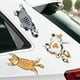 thumbnail image 3 of Calcomanías reflectantes para coche con diseño de gatos, decorativas, para bicicleta, scooter, 3 unidades, 3 of 6