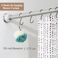 thumbnail image 7 of Genreen 30 Pack Black S Hooks, 3.7" Heavy Duty Steel S-Shaped Hangers for Kitchen Pots, Pans, Closet Jeans, Plants, & Towels - Fits Rods Under 1 Inch, 7 of 7