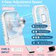 thumbnail image 5 of Mini fan portable USB foldable personal handheld fan, mobile phone holder, 4 speed adjustment, outdoor fan, 5 of 5