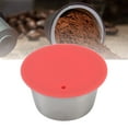 thumbnail image 3 of Filtre à Café Réutilisable, Support de Capsules de Café Réutilisable en Acier Inoxydable Compatible avec, Ensemble de 7 Filtres à Café avec Silicone, Cuillère et Brosse, 3 of 8