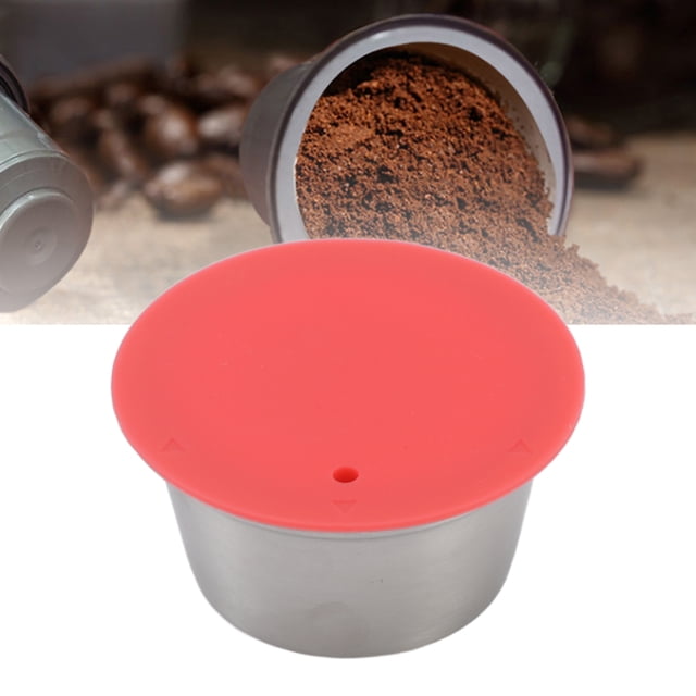 Stainless Steel Reusable Coffee Capsules Set with Powder Cover for , Safe Material, , Perfect for Home or Office Use