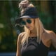 thumbnail image 4 of Gorra de visera de verano Zulema hueca protección solar tamaño 56-58 cm, 4 of 8