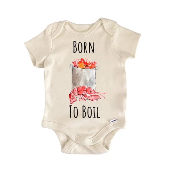 Born TO Boil Cajun Crawfish Baby Gift Baby Onesie®