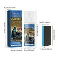 thumbnail image 3 of HOARBOEG Automotive Rubber Protector Automotive Interior Rubber Turnover New Gloss Cleaner And Maintenance Protector 100mlHousehold Cleaning Tools, 3 of 9