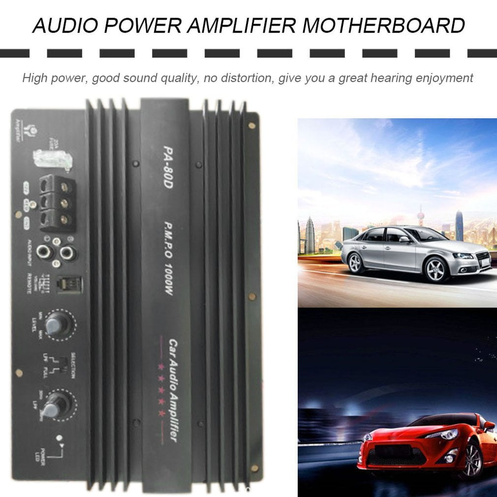 12V 1000W Amplifier Board Mono Car Audio Power Amplifier Powerful Bass