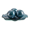 thumbnail image 1 of WHOLE HOUSEWARES | 11.5" Glass Mosaic Decorative Tray 3PCS 3.75" (Turquoise), 1 of 5
