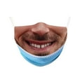 thumbnail image 1 of Graflsoa Novelty Breathable Face Mask for Halloween - Humorous Realistic Human Face Design, Perfect for Pranks and Outdoor Activities, Reusable and Washable Cotton Mask with Strong Elastic Ear Loops, 1 of 6
