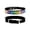 Black, variant on VMWMSSR Rainbow Dog Collar Adjustable Soft Bling Pet Collar Sparkly Pride Rainbow Neck Strap For Small Medium Dogs Lightweight Pet Walking Collar For Daily Outdoor Walk(Red-M)