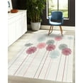 thumbnail image 4 of Dandelion Decorative Rug, Abstract Wildflower Silhouettes Botanical Inspirations Meadow in Summer Season, Quality Carpet for Bedroom Dorm and Living Room, 6 Sizes, Purple Grey, by Ambesonne, 4 of 4
