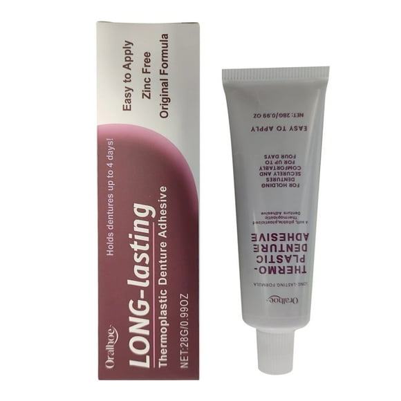 Trousse de Doublure pour Dentier en Gel de Silice - Coussin en Thermoplastique Souple - Aucune Colle Requise - Ajustement Confortable pour Plaques Lâches