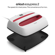 Cricut EasyPress® 2، الفجر - 12 بوصة × 10 بوصة - آلة الضغط الحراري المحمولة، أبيض