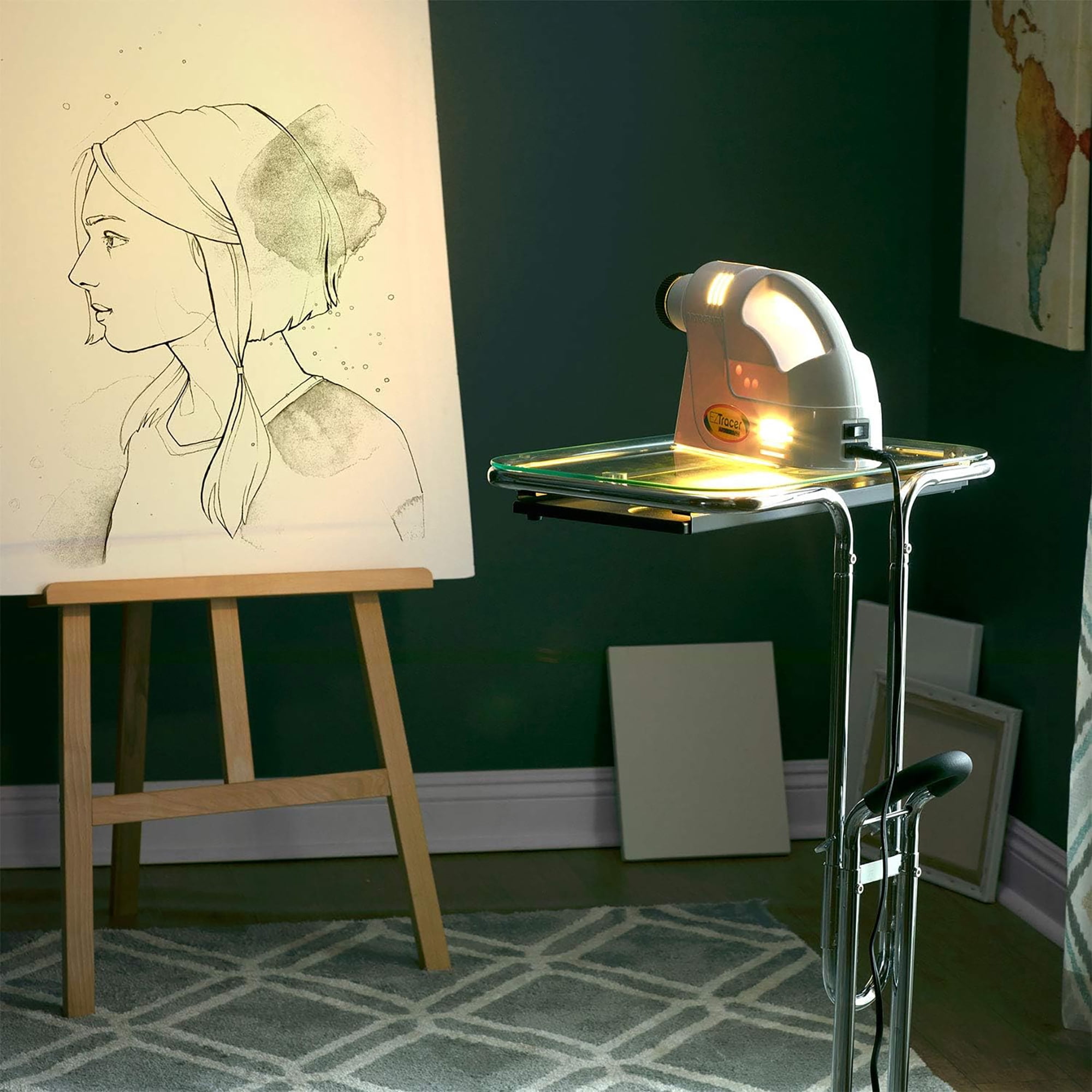 Artograph EZ Tracer Opaque Art Projector, Picture Enlarger + 25 Watt LED Bulb